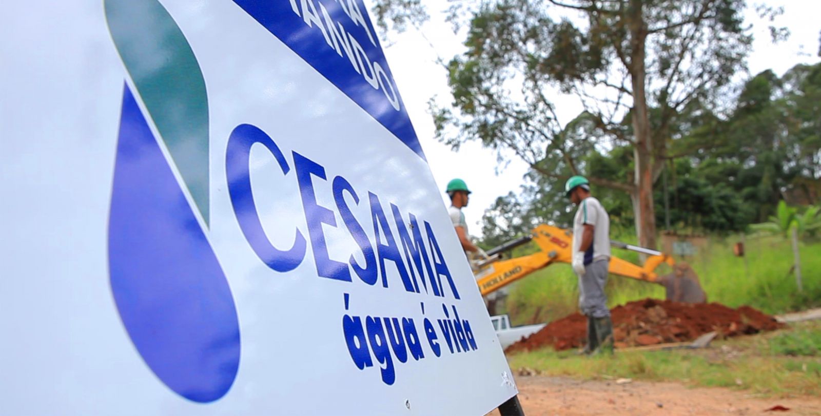 Cesama realiza melhoria em estrutura de abastecimento de água no bairro Santos Dumont