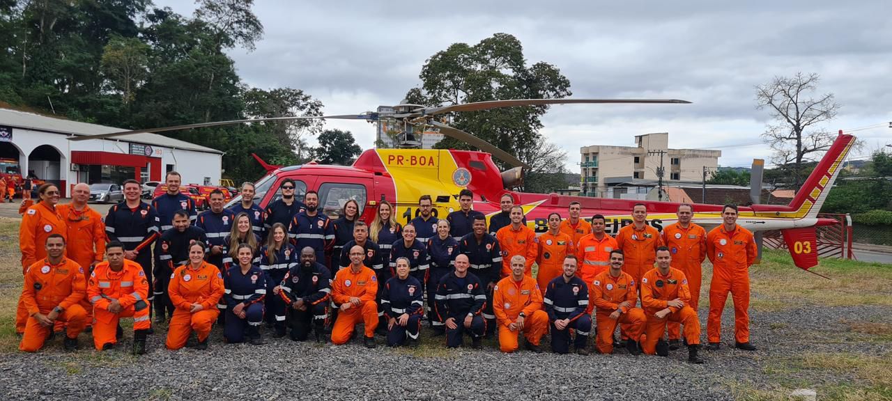 Treinamento prepara profissionais para futura atuação aeromédica em Juiz de Fora
