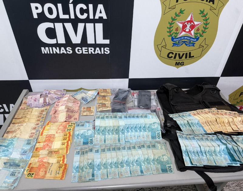Operação da Polícia Civil mira núcleo financeiro de grupo investigado por tráfico em Muriaé