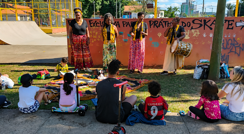 Contação de histórias: Projeto Contei, Cantei e Nzinguei ocupa a Praça CEU neste domingo, 30