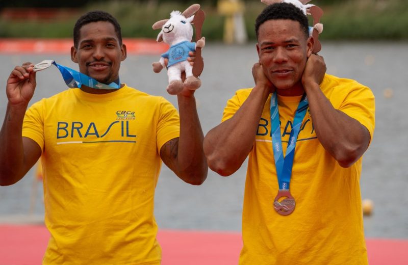 Jacky Godmann e Gabriel Nascimento são prata no Mundial de Canoagem