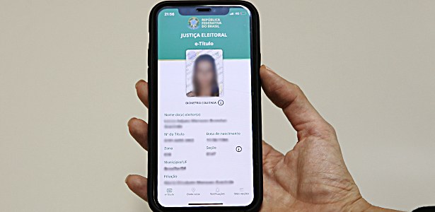Para usar o e-Título, eleitor deve fazer primeiro acesso até 3 de outubro