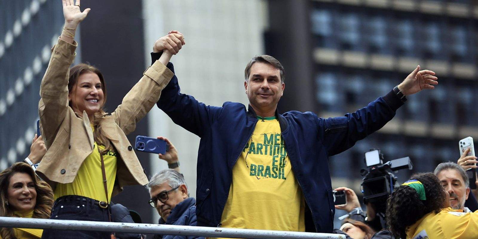 Flávio Bolsonaro propõe enxugar Estado e endurecer ações de segurança — Imagem: Agencia Brasil