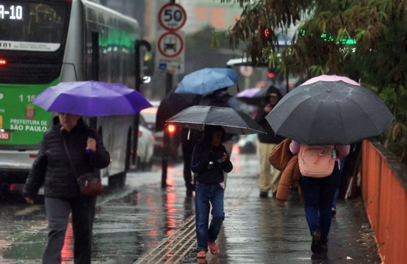Sudeste pode ter grande volume de chuva nesta quarta-feira