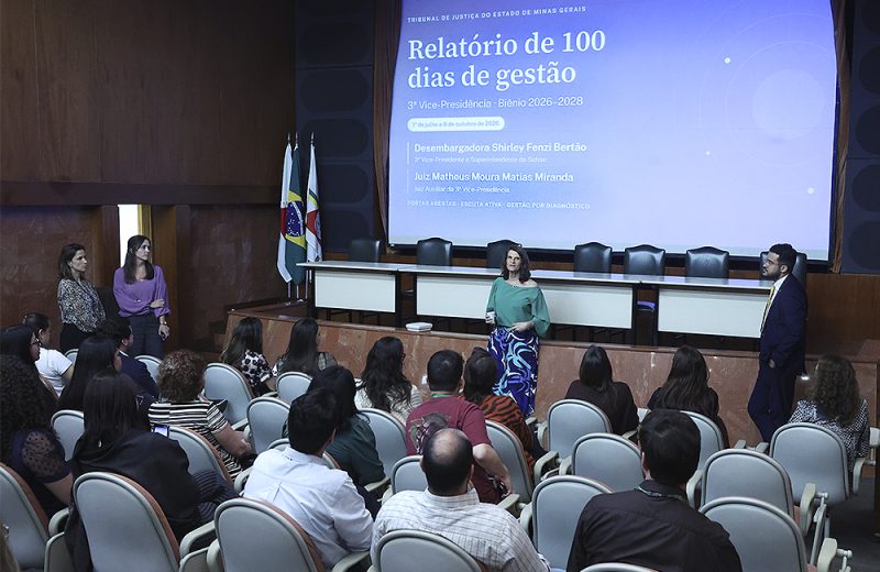 3ª Vice-Presidência divulga relatório de 100 dias de gestão