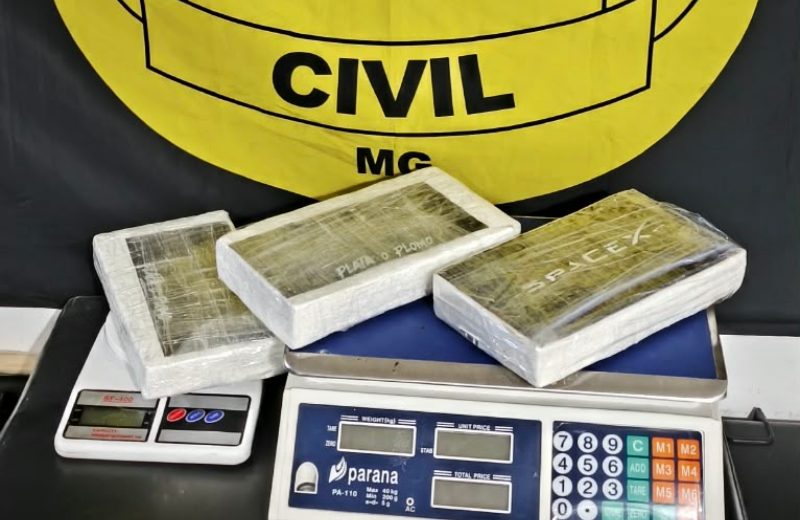 Polícia Civil encontra cerca de 3 kg de cocaína em bairro de Juiz de Fora