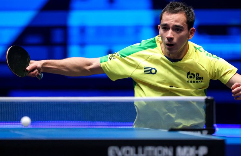 Após 2 vitórias, Calderano encara alemão nesta quinta no China Smash