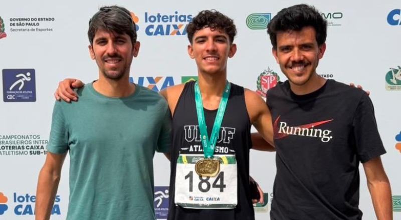 Atleta juiz-forano Arthur Peterson Bilger conquista dois títulos e bate recorde nos Jogos Escolares da Juventude