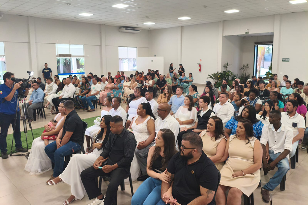 Comarca de Ituiutaba realiza casamento comunitário para 23 casais — Imagem: TJMG