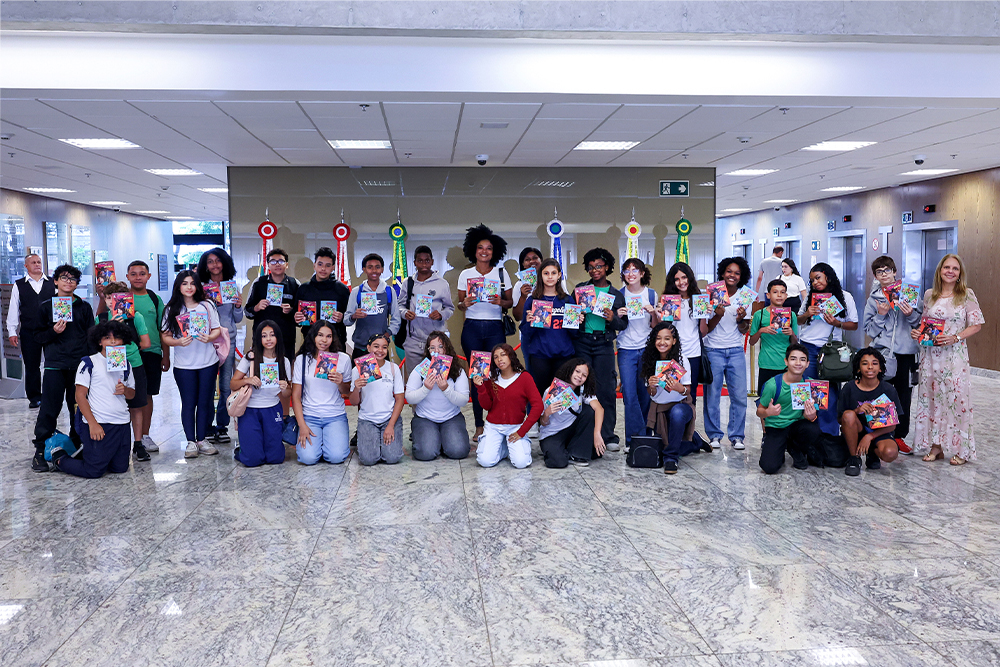 "Conhecendo o Judiciário" recebe estudantes com palestra sobre trabalho escravo — Imagem: TJMG