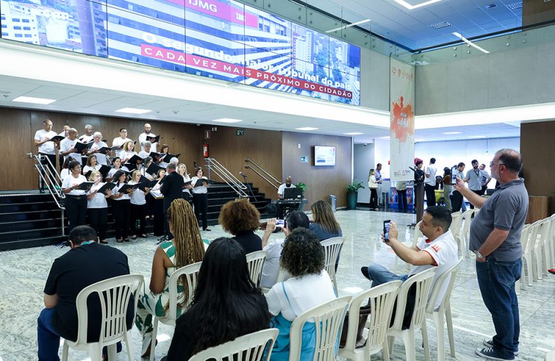 Coral Nas em Canto se apresenta no “Intervalo Cultural” do TJMG