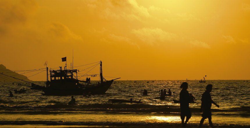Galeria Nívea Bracher recebe exposição fotográfica sobre o cotidiano nas praias do Vietnã — Imagem: Prefeitura de Juiz de Fora