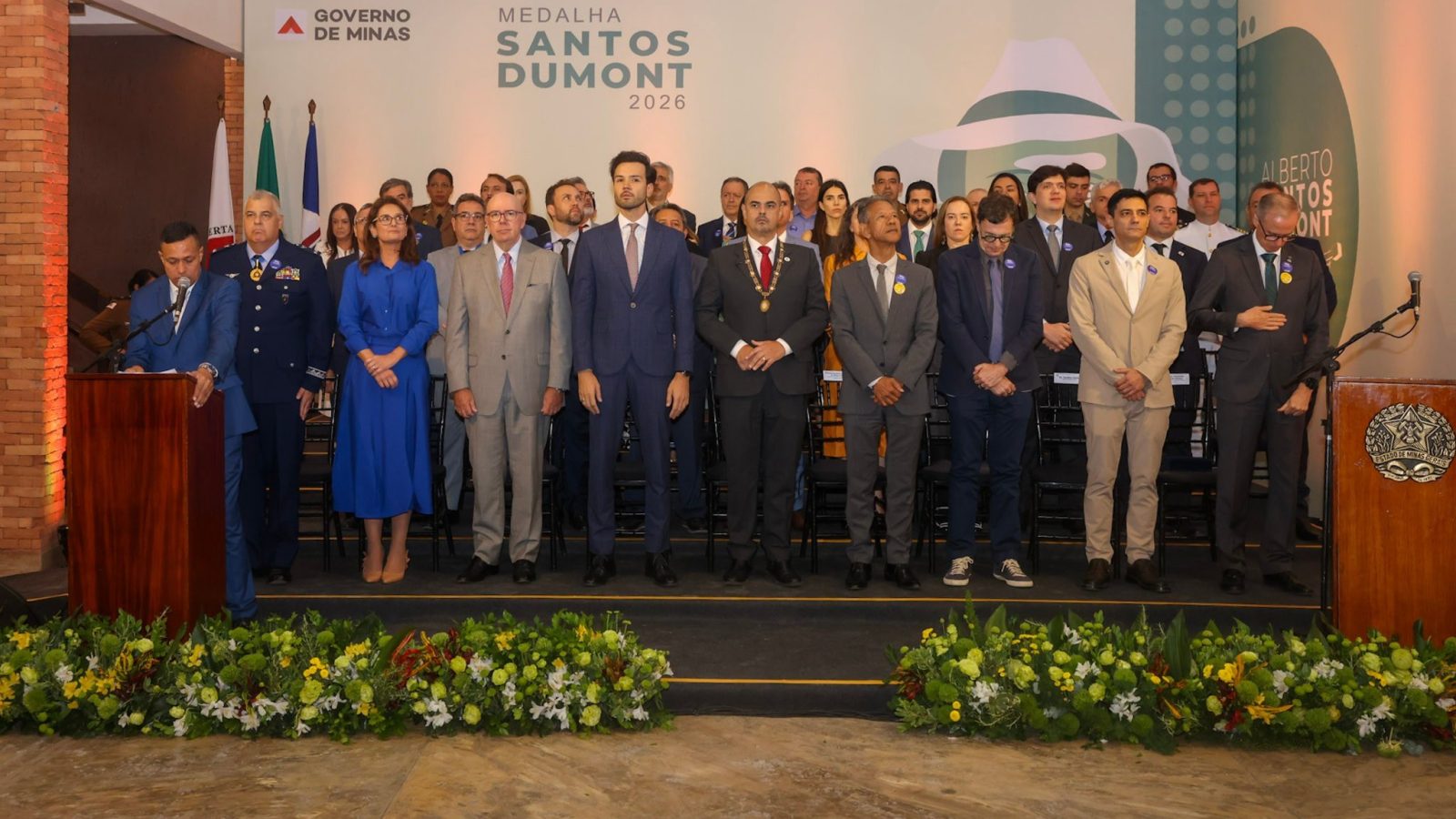Governo de Minas entrega Medalha Santos Dumont 2026 a personalidades e instituições de destaque no estado e no país — Imagem: Agencia Minas
