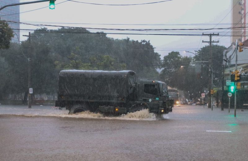 Inmet alerta para grande perigo de tempestade no Sul do país