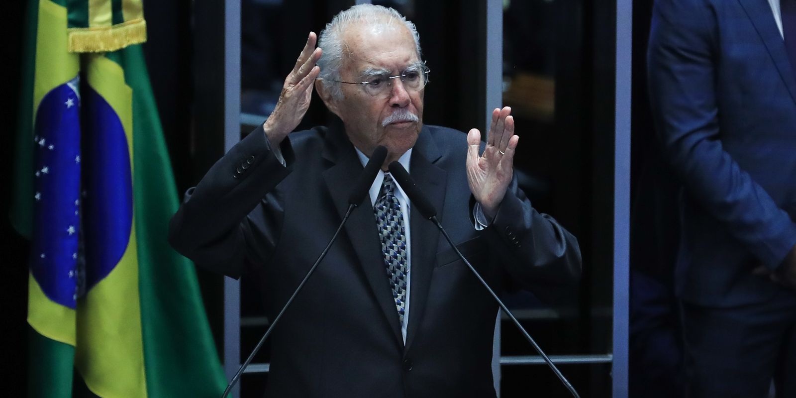 José Sarney é internado em UTI após procedimento abdominal — Imagem: Agencia Brasil