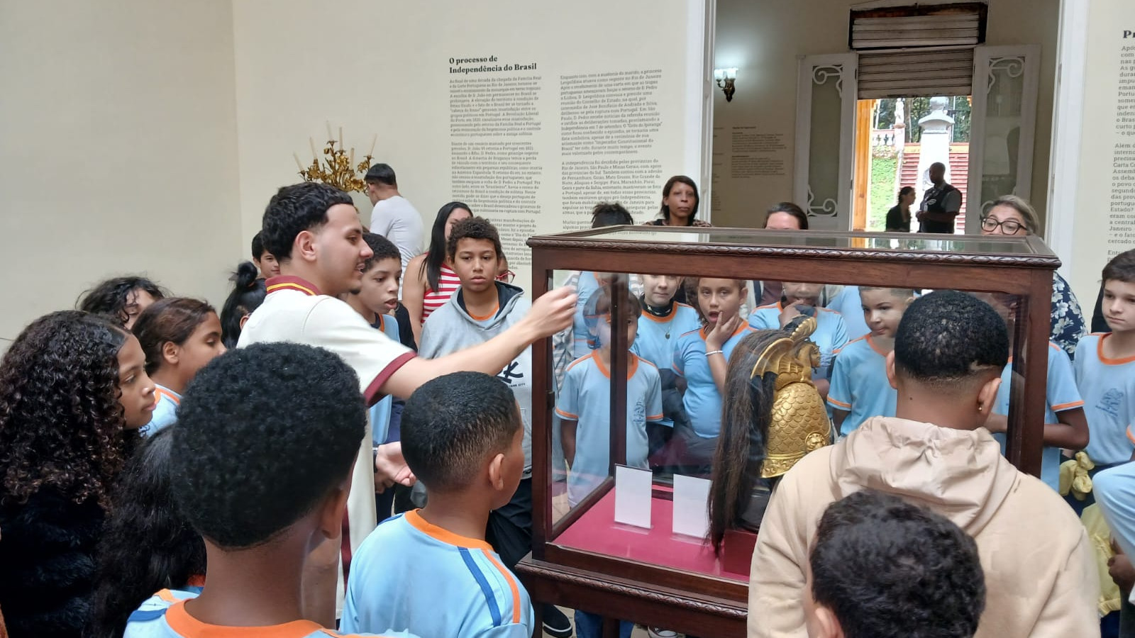Museu Mariano Procópio promove visita mediada em comemoração ao Dia das Crianças — Imagem: Prefeitura de Juiz de Fora