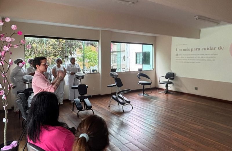Outubro Rosa: Casa da Mulher promove atividades de autocuidado para atendidas
