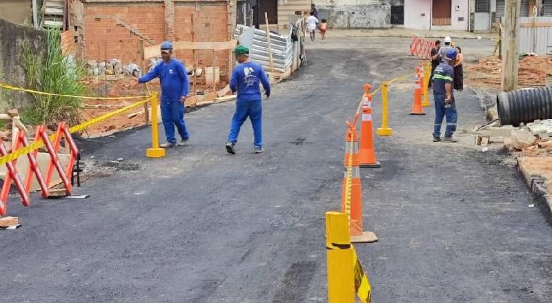PJF libera trânsito de pedestres e veículos na Rua Professor Francisco Faria, no Bonfim