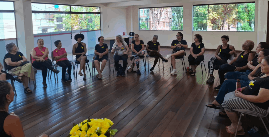 Secretaria das Mulheres promove roda de conversa sobre o setembro amarelo — Imagem: Prefeitura de Juiz de Fora