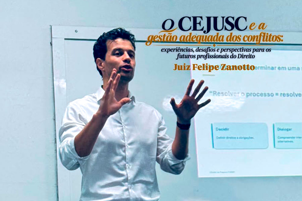 TJMG apresenta Justiça Multiportas a estudantes de Direito em Pirapora — Imagem: TJMG