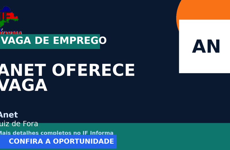 Anet oferece vaga de emprego para consultor(a) comercial – segurança eletrônica weg em Juiz de Fora