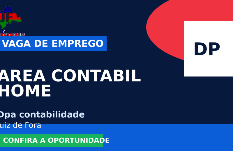 Dpa contabilidade oferece vaga de emprego para area contabil home office em Juiz de Fora