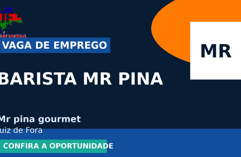 Mr pina gourmet oferece vaga de emprego para barista mr pina em Juiz de Fora