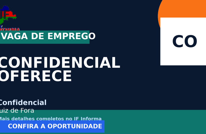 Confidencial oferece vaga de emprego para auxiliar de limpeza em Juiz de Fora