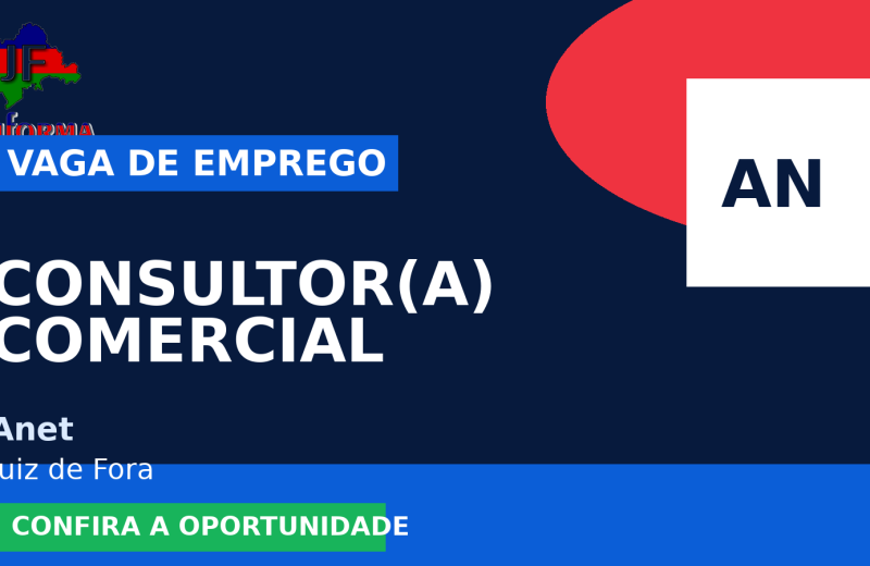 Anet oferece vaga de emprego para consultor(a) comercial – segurança eletrônica weg em Juiz de Fora