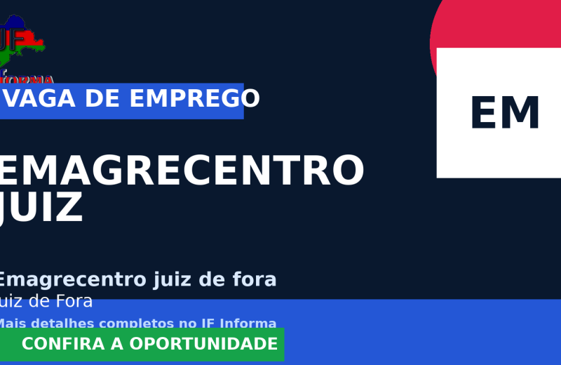 Emagrecentro juiz de fora oferece vaga de emprego para recepcionista – unidade bom pastor em Juiz de Fora