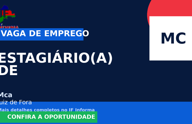 Mca oferece vaga de emprego para estagiário(a) de pós-graduação – direito e áreas correlatas em Juiz de Fora