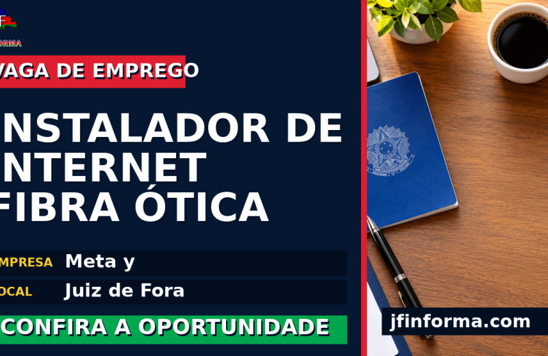 Meta y oferece vaga de emprego para instalador de internet fibra ótica em Juiz de Fora