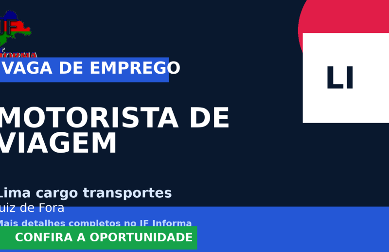 Lima cargo transportes oferece vaga de emprego para motorista de viagem em Juiz de Fora