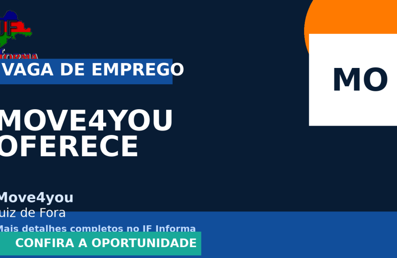 Move4you oferece vaga de emprego para auxiliar de limpeza em Juiz de Fora