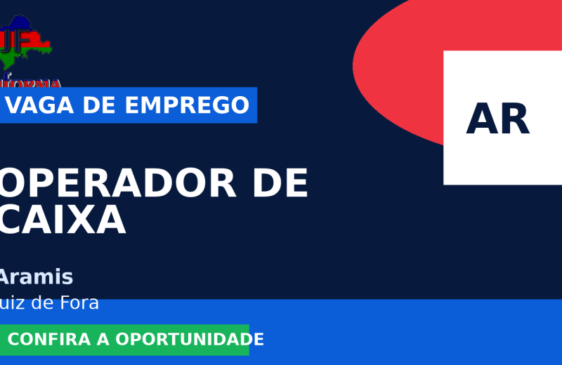 Aramis oferece vaga de emprego para operador de caixa – aramis – loja de moda masculina alto padrão – independencia shopping em Juiz de Fora