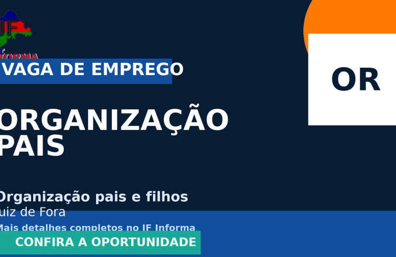 Organização pais e filhos oferece vaga de emprego para motorista (habilitação d) em Juiz de Fora
