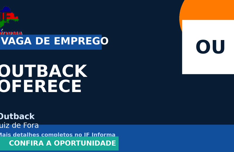 Outback oferece vaga de emprego para cozinheiro(a) de produção em Juiz de Fora