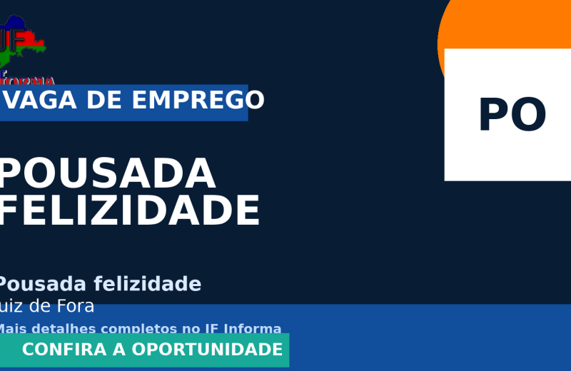 Pousada felizidade oferece vaga de emprego para cuidadora de idosos em Juiz de Fora
