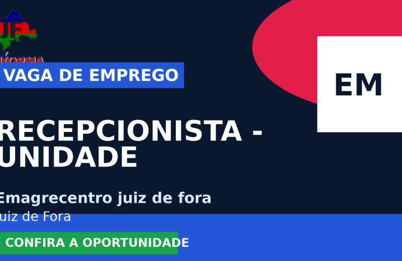 Emagrecentro juiz de fora oferece vaga de emprego para recepcionista – unidade bom pastor em Juiz de Fora