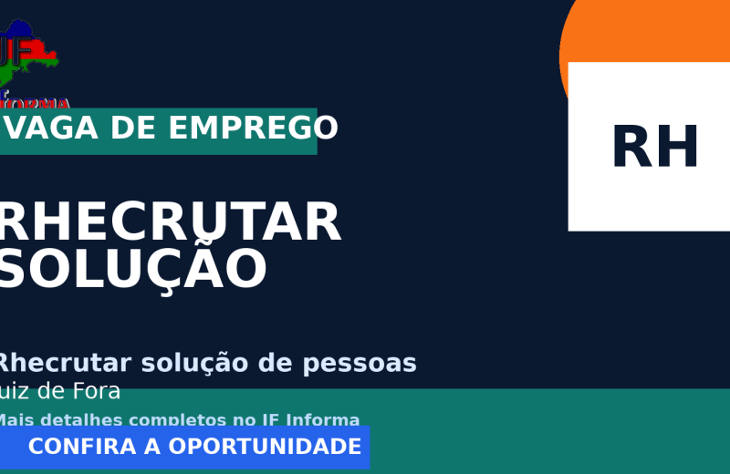 Rhecrutar solução de pessoas oferece vaga de emprego para auxiliar de escritório em Juiz de Fora