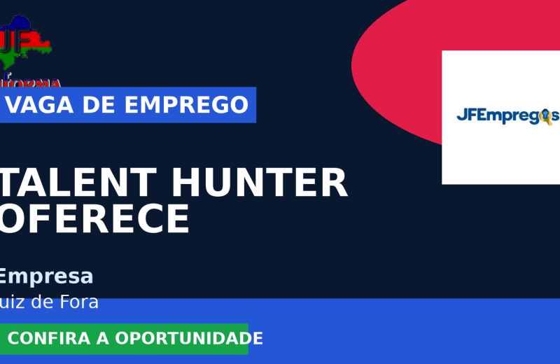 Talent hunter oferece vaga de emprego para auxiliar de dp/rh em Juiz de Fora