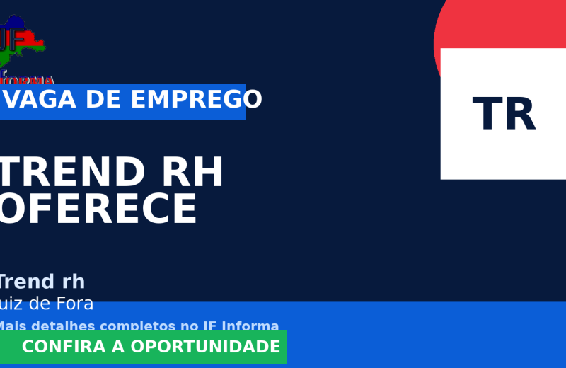 Trend rh oferece vaga de emprego para vendedor de autopeças com experiência em Juiz de Fora